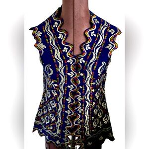 Embroidery Vintage Vest.